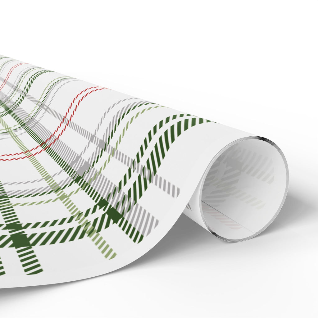 Holiday Gift Wrap: Holly Plaid