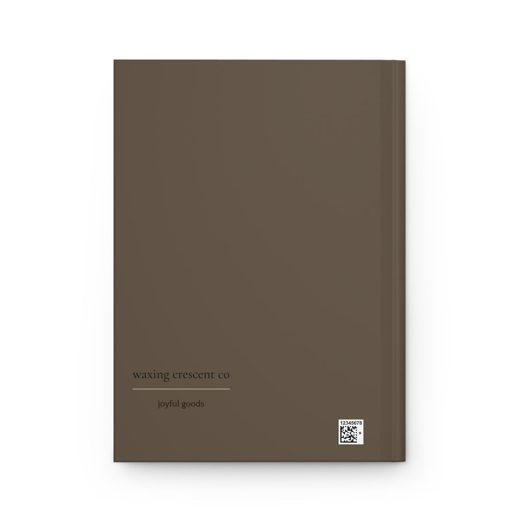 Hardcover Journal - my next chapter [cocoa]