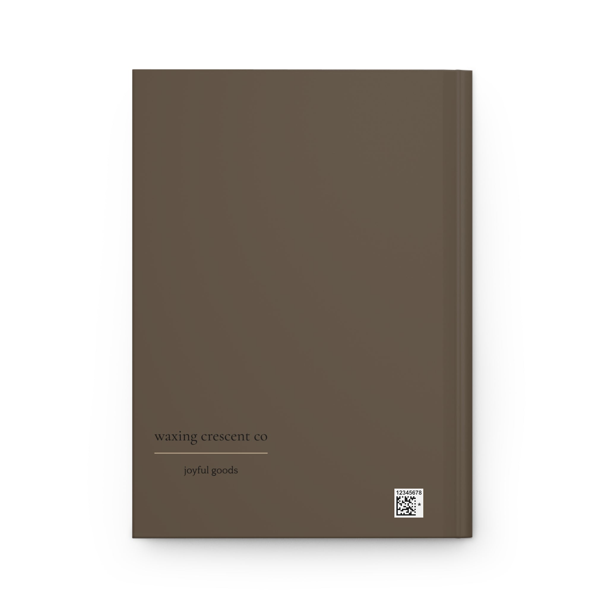 Hardcover Journal - my next chapter [cocoa]