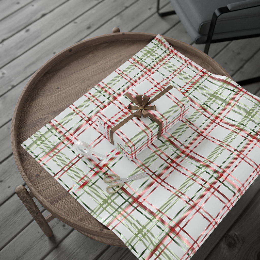 Holiday Gift Wrap:  Jolly Plaid