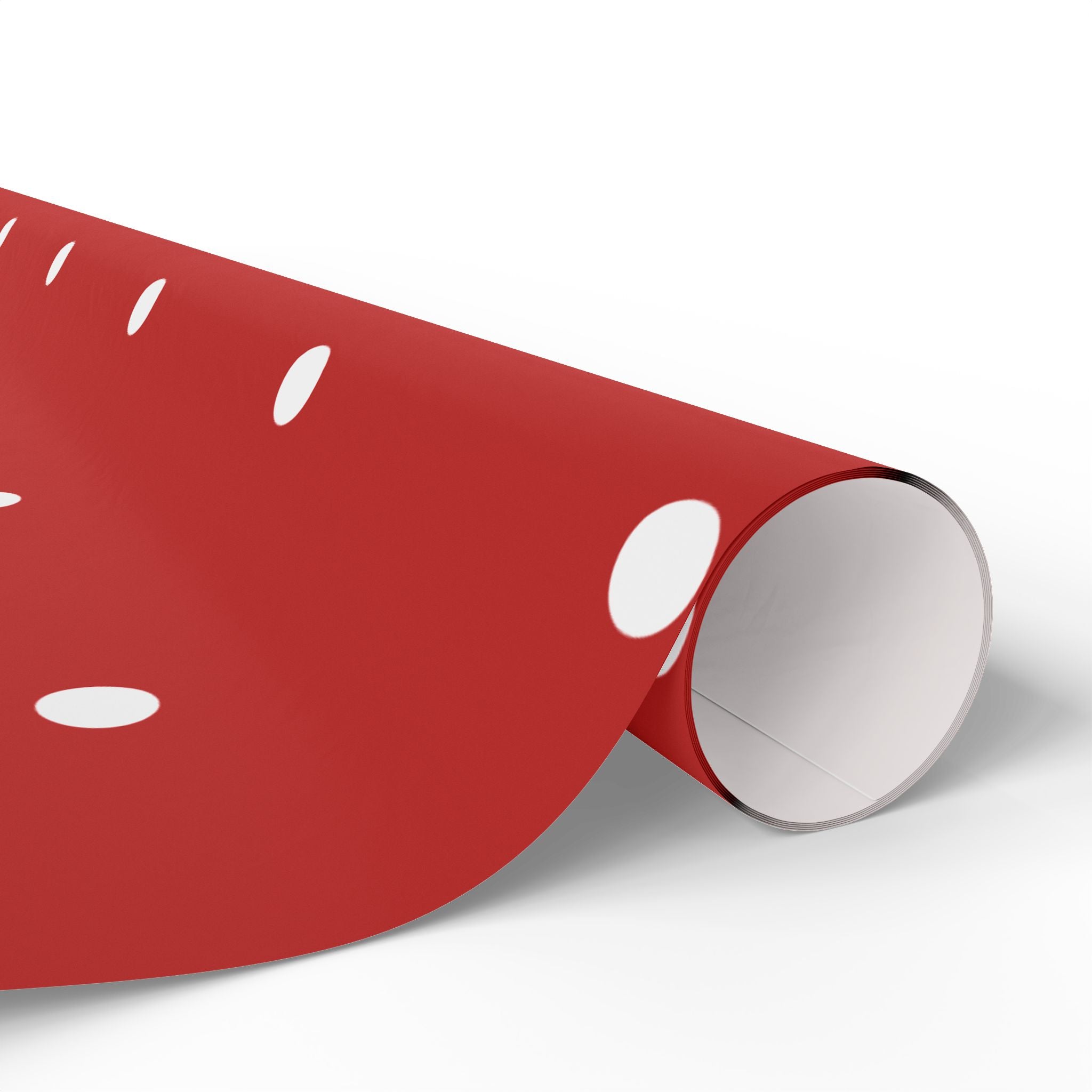 Holiday Gift Wrap:  Holly, Jolly Red Dot