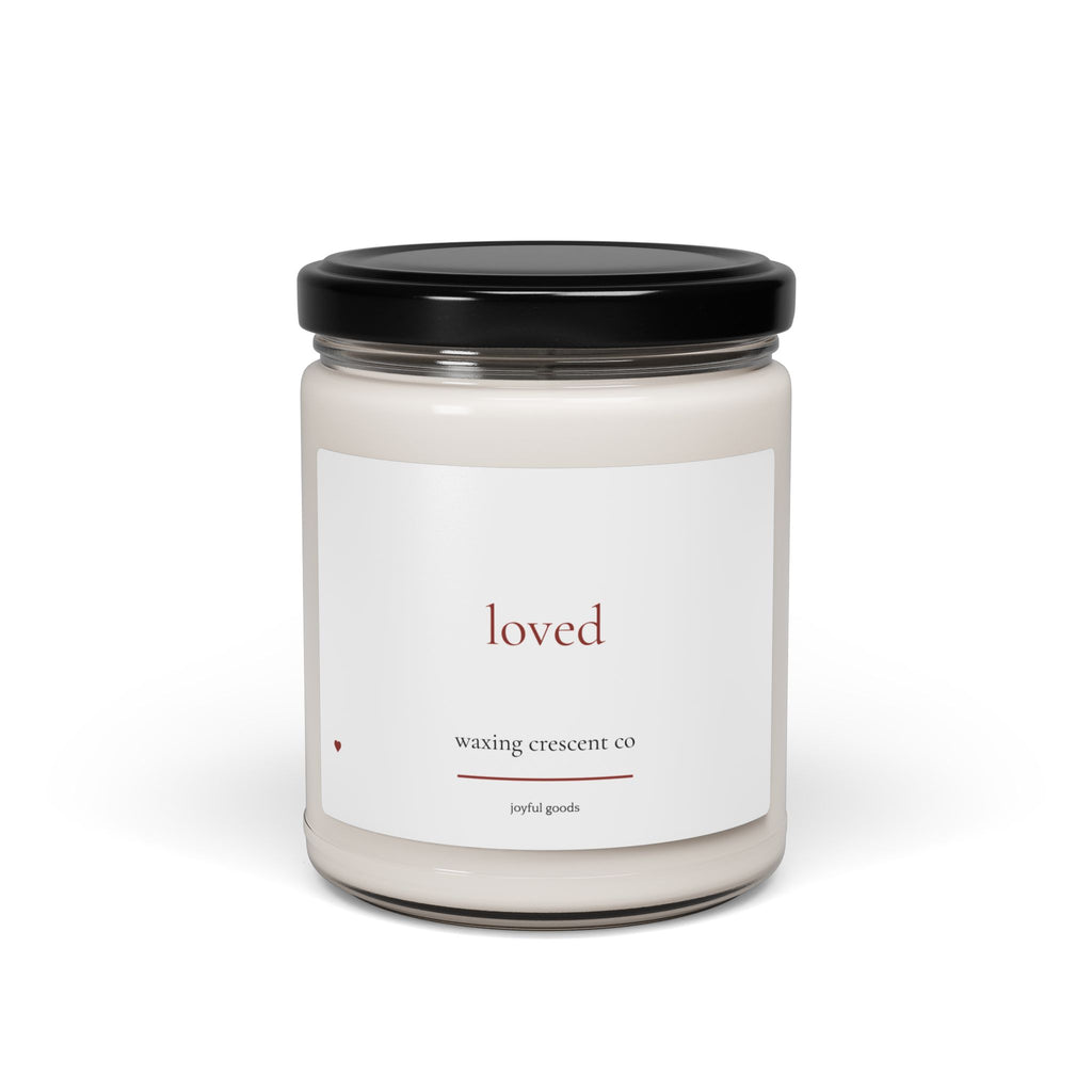 [loved] soy candle *white