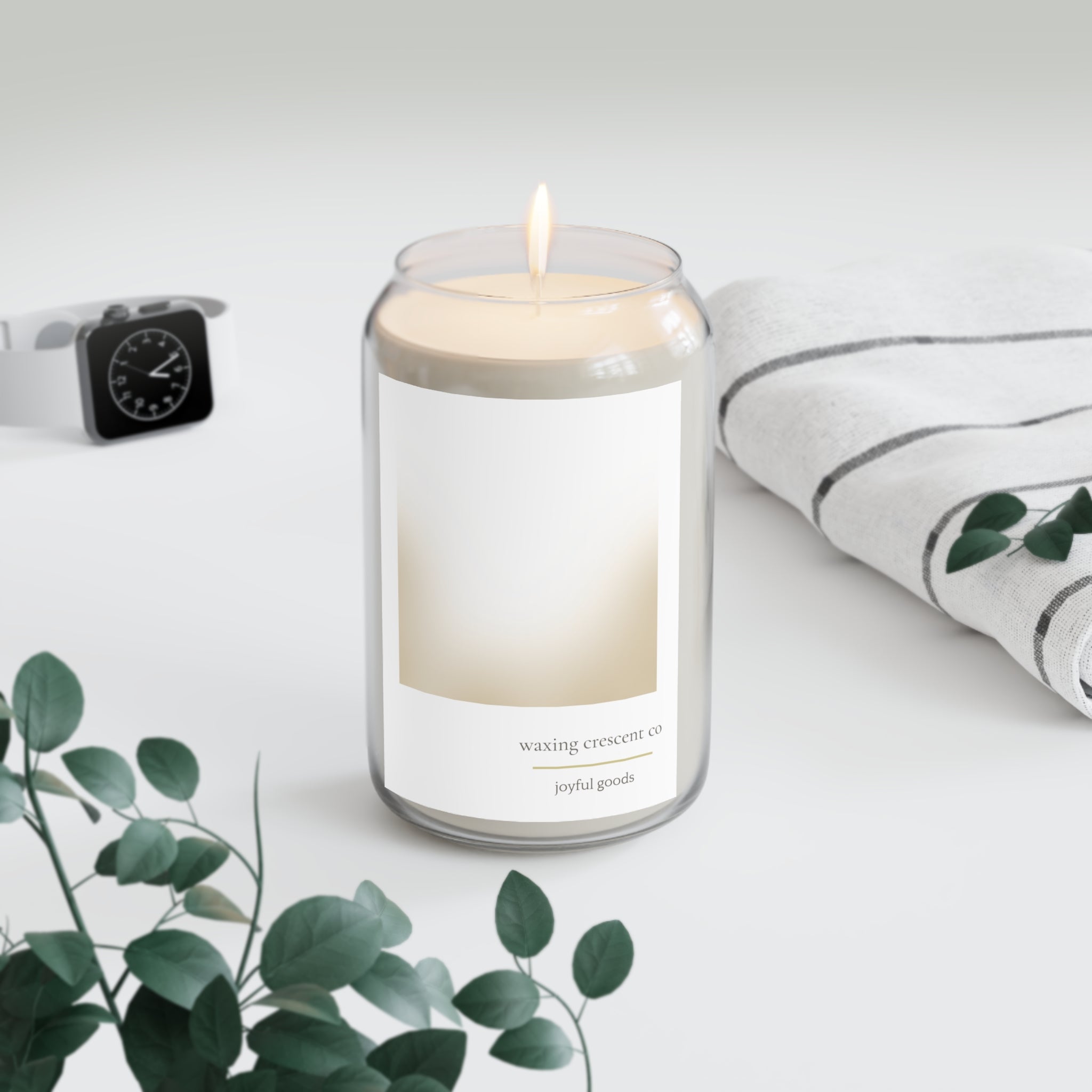 Aromatherapy Jar Candle:  Golden Misty Halo