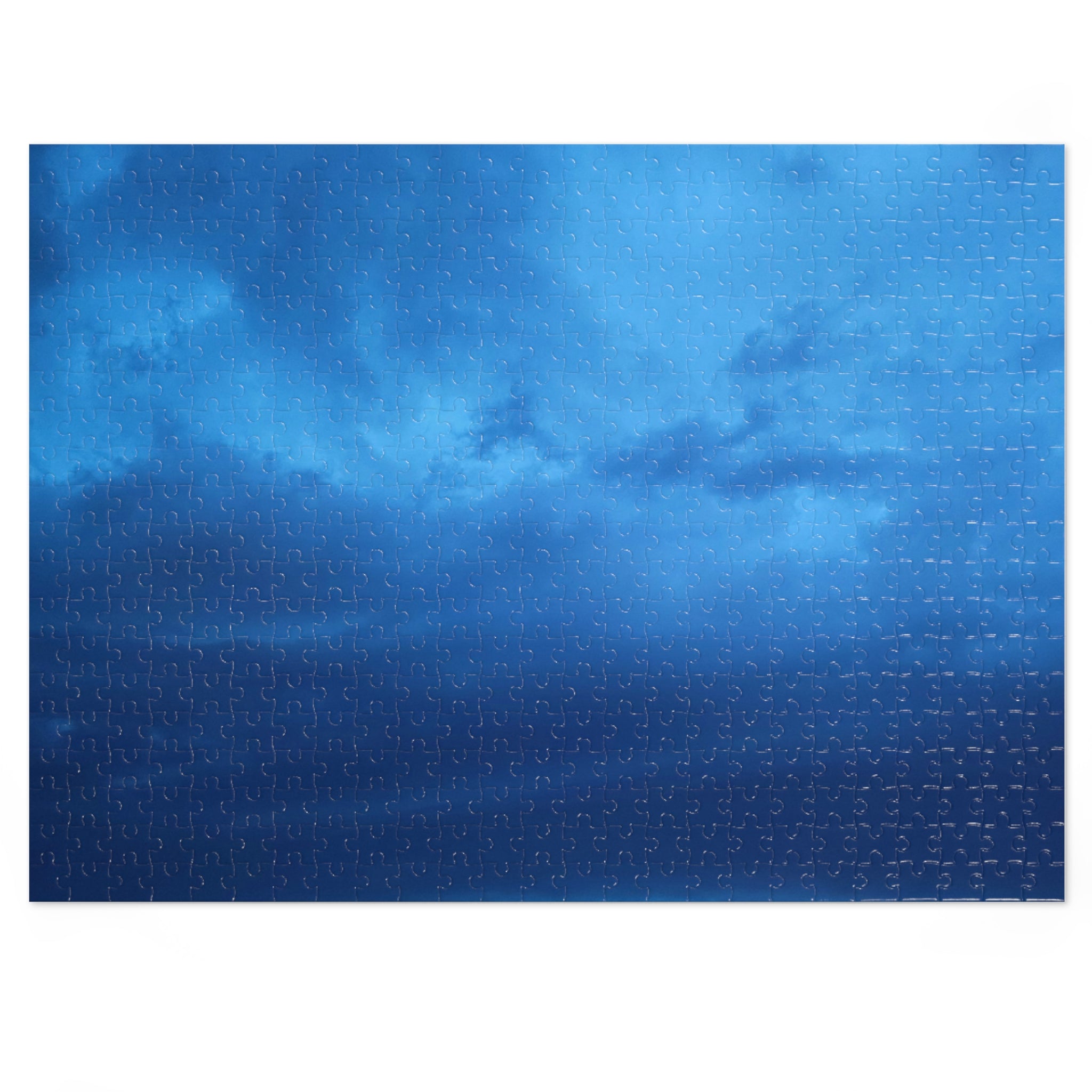 Jigsaw Puzzle with Tin:  Blue Wonder